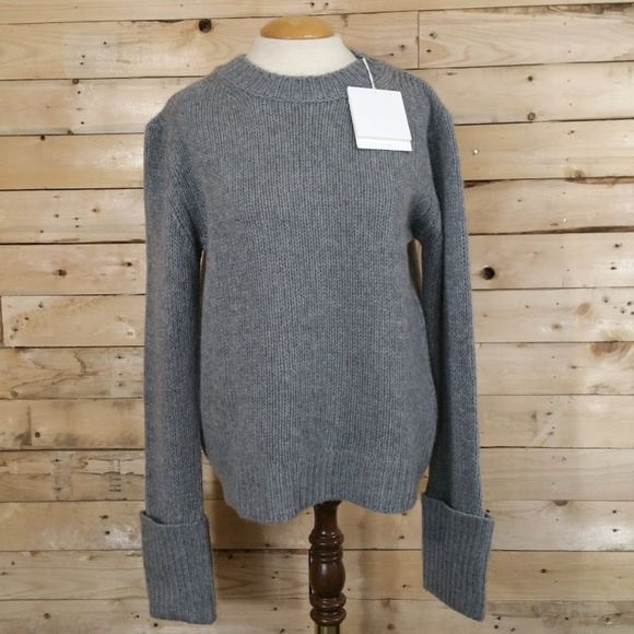 The Row Sweaters - The Row Gibet Sweater Cashmere Heather Gray